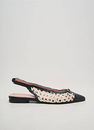 Sandales/nu pieds chiquet talon plat jusqu'à 3cm noir PRETTY BALLERINAS femme