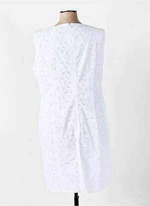 Robe mi-longue sans manche sans manche blanc BETTY BARCLAY femme