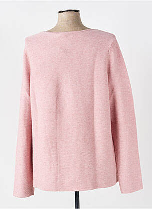 Pull tissage chiné manches longues rose BETTY BARCLAY femme