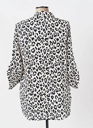 Tunique manches longues légère et transparente noir FRANK WALDER femme