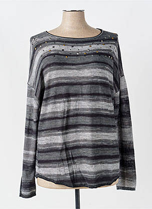 Pull coupe cintrée manches longues gris BETTY BARCLAY femme