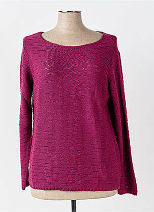 Pull coupe cintrée manches longues violet BETTY BARCLAY femme