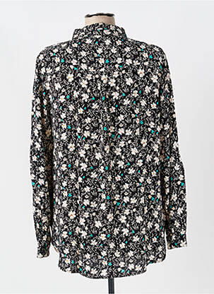 Chemisier imprimé fleurs manches longues noir ARMOR LUX femme