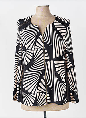 Veste casual coupe cintrée noir SOMMERMANN femme