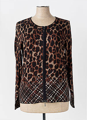 Gilet manches longues col rond noir BETTY BARCLAY femme