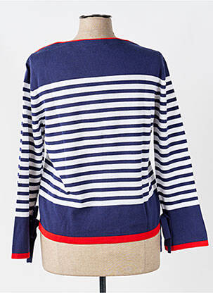 Pull col bateau manches longues bleu BETTY BARCLAY femme