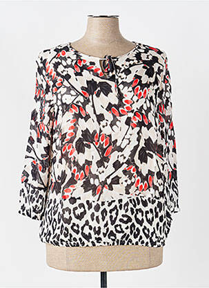 Blouse légère et transparente manches 3/4 noir BETTY BARCLAY femme