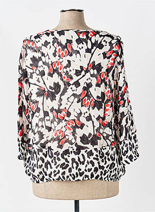 Blouse légère et transparente manches 3/4 noir BETTY BARCLAY femme