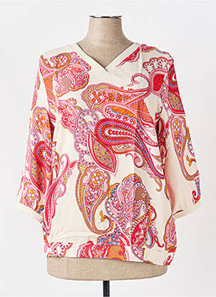 Blouse manches 3/4 manches 3/4 beige BETTY BARCLAY femme