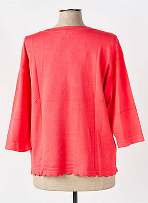 Pull col bateau manches 3/4 rouge BETTY BARCLAY femme