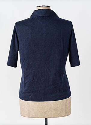 Veste casual poches bleu LIKE ME. femme