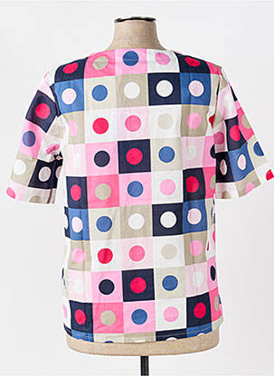 Blouse manches courtes manches courtes rose SOMMERMANN femme