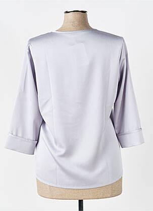 Blouse manches 3/4 manches 3/4 gris SOMMERMANN femme