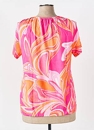T-shirt stretch manches courtes rose BETTY BARCLAY femme