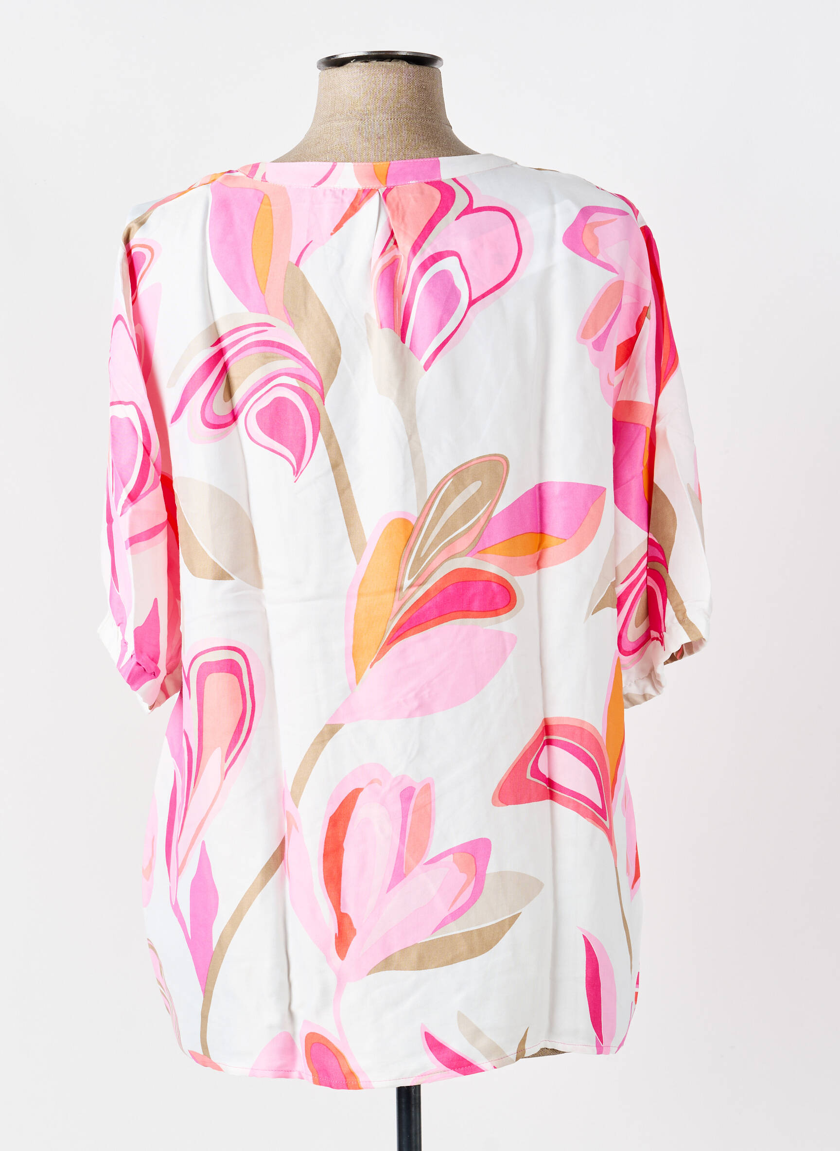 Blouse manches courtes manches courtes rose BETTY BARCLAY femme