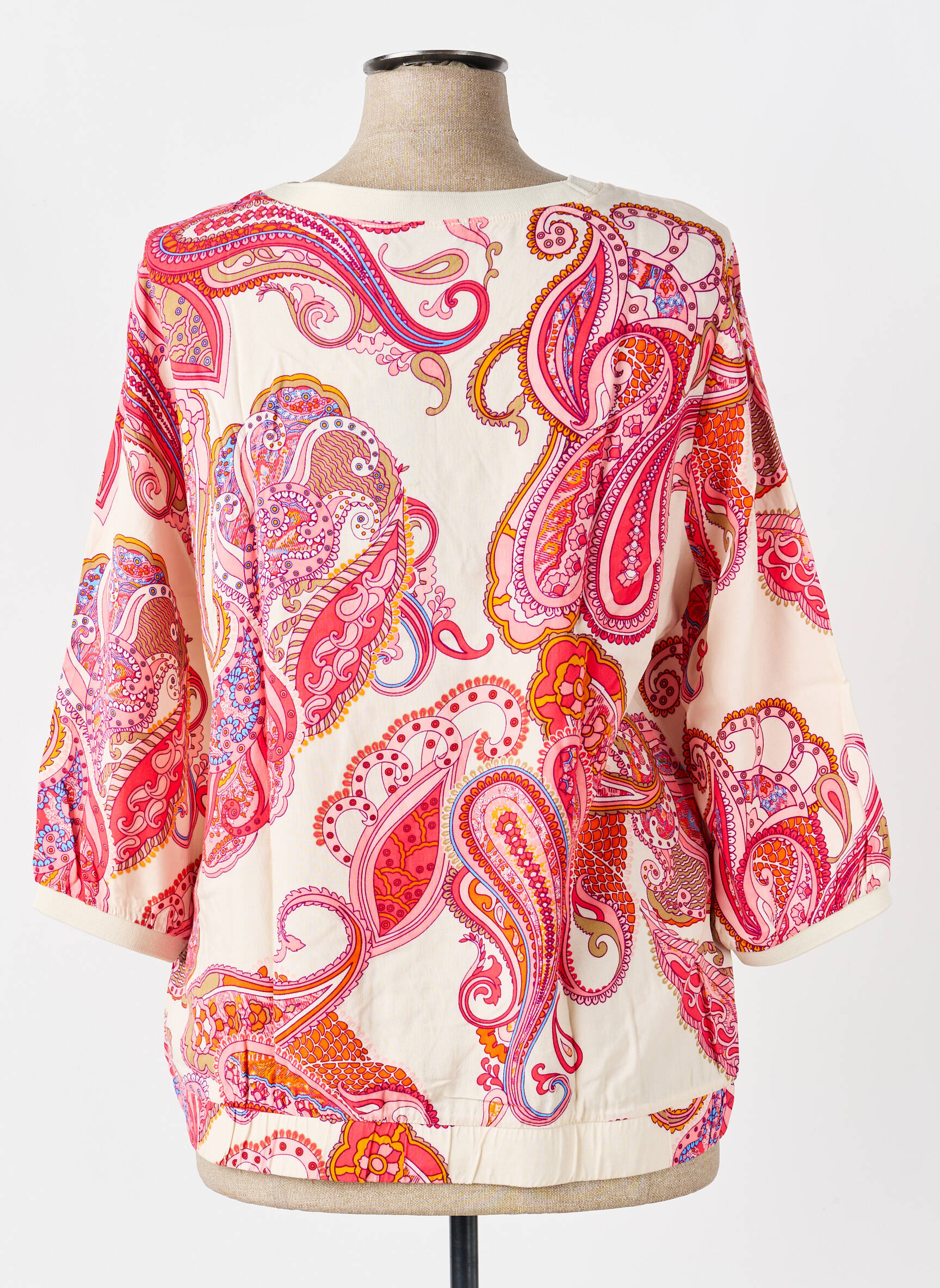 Blouse manches 3/4 manches 3/4 beige BETTY BARCLAY femme