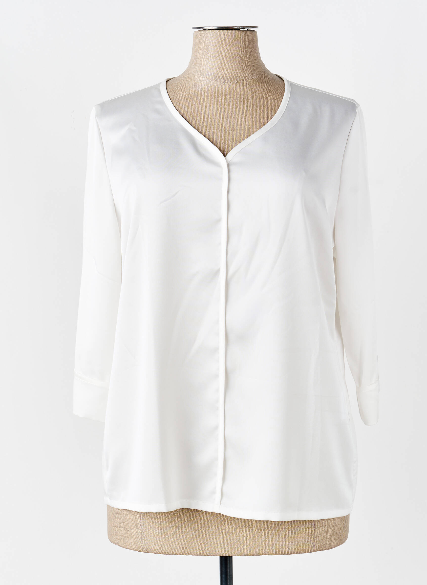 Blouse manches 3/4 manches 3/4 blanc SOMMERMANN femme