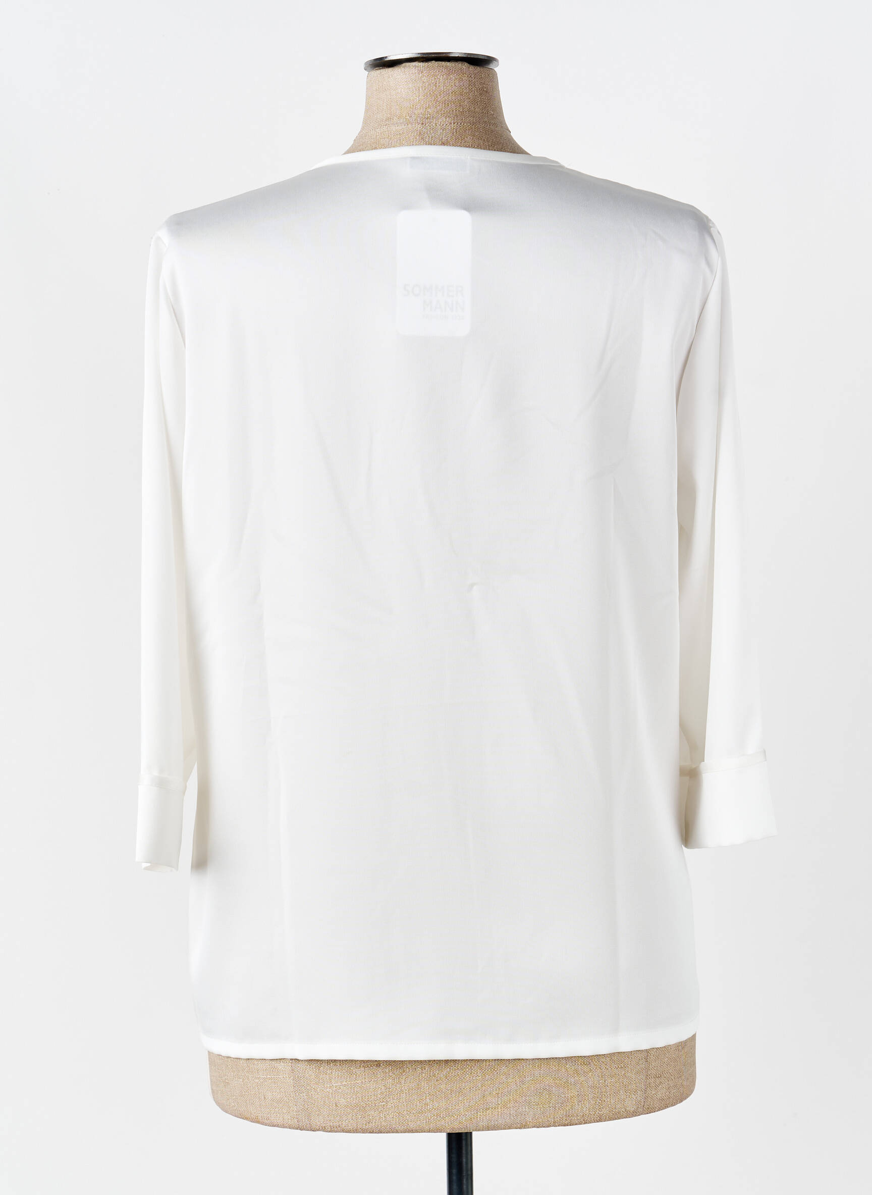 Blouse manches 3/4 manches 3/4 blanc SOMMERMANN femme