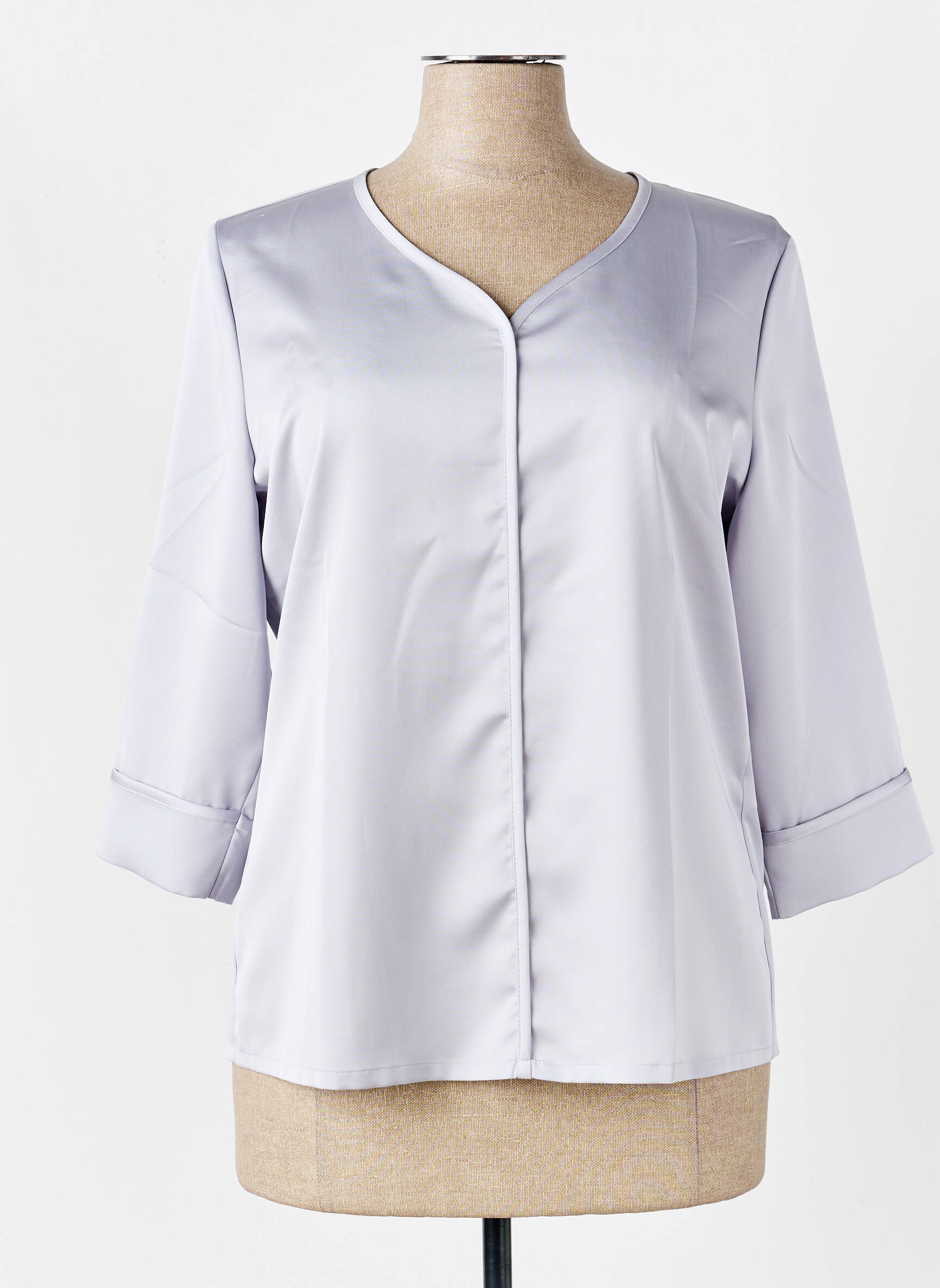 Blouse manches 3/4 manches 3/4 gris SOMMERMANN femme