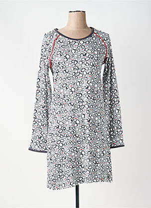 Chemise de nuit manches longues gris PASTUNETTE femme