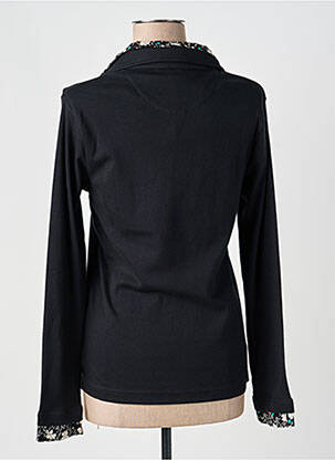 Pull coupe cintrée manches longues noir ARMOR LUX femme