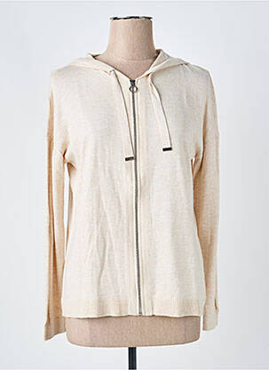 Gilet manches longues col v beige S.OLIVER femme