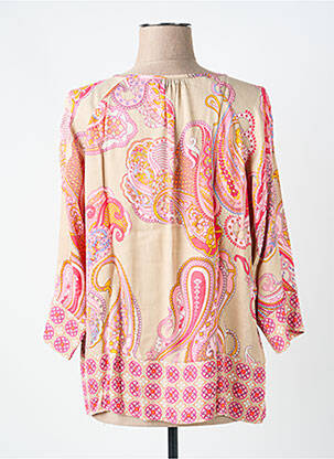 Blouse imprimé fantaisie manches 3/4 beige BETTY BARCLAY femme