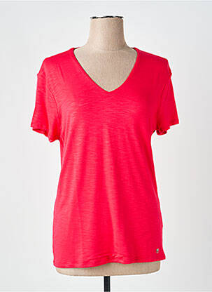 Top manches courtes manches courtes rouge MARBLE femme