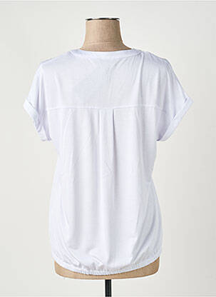 Top manches courtes manches courtes blanc MARBLE femme