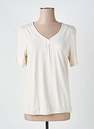 Top manches courtes manches courtes beige BARBARA LEBEK femme