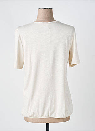 Top manches courtes manches courtes beige BARBARA LEBEK femme