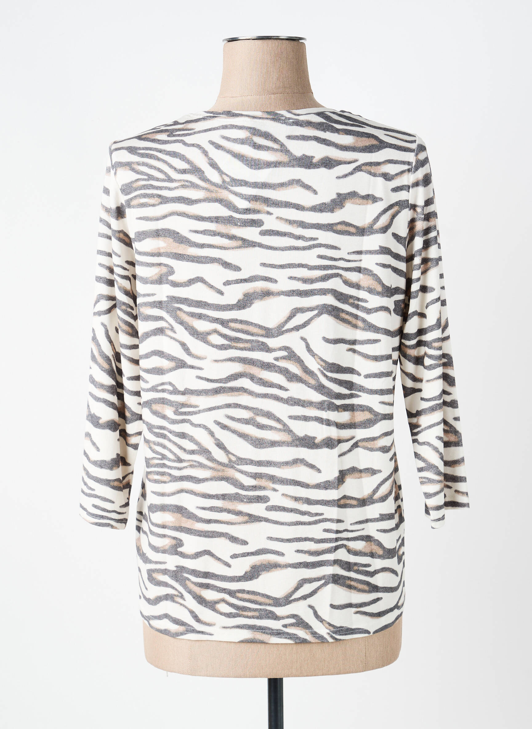 Top manches longues manches longues beige FRANK WALDER femme