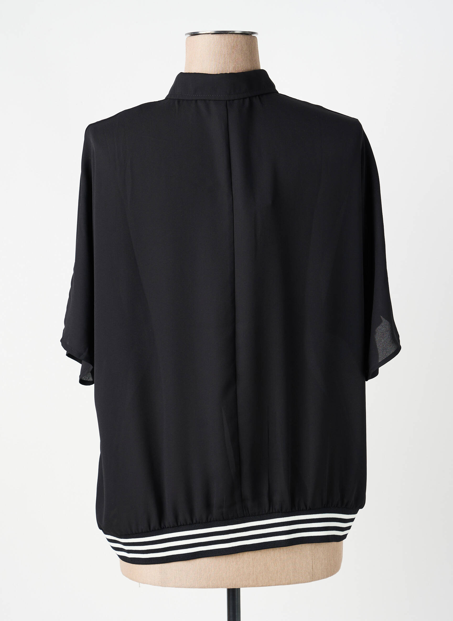 Blouse manches courtes noir BETTY BARCLAY femme
