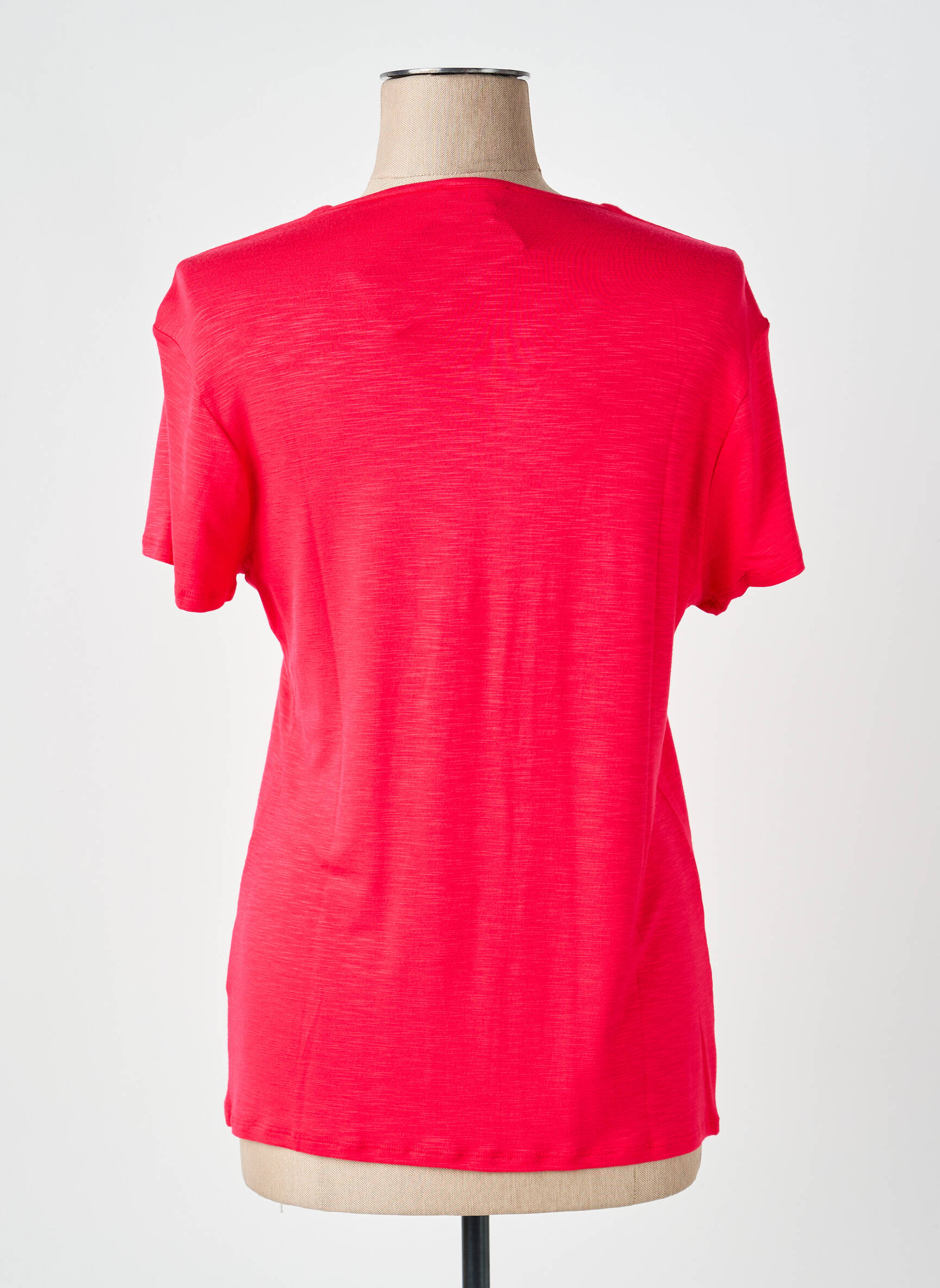 Top manches courtes manches courtes rouge MARBLE femme
