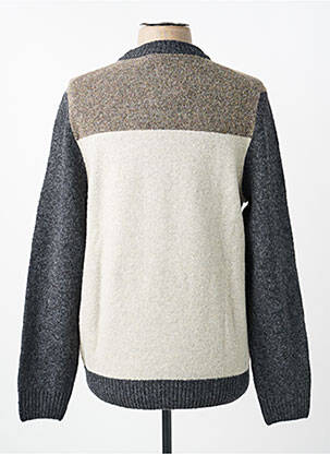 Pull stretch manches longues gris PIERRE CARDIN homme