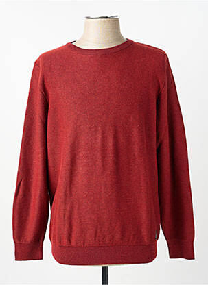 Pull stretch manches longues rouge CASAMODA homme