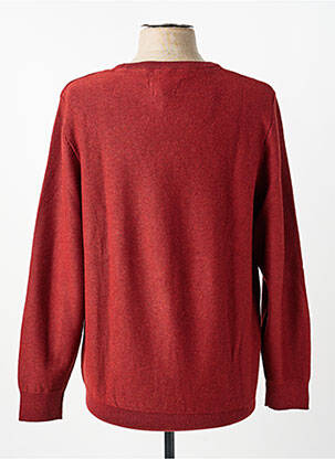 Pull stretch manches longues rouge CASAMODA homme