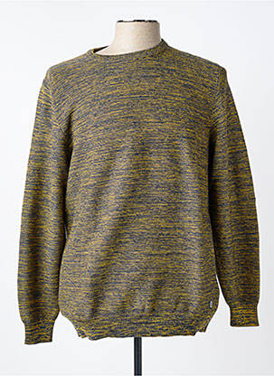 Pull stretch manches longues jaune CASAMODA homme