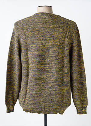 Pull stretch manches longues jaune CASAMODA homme