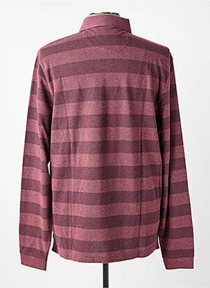 Polo manches longues manches longues violet PIERRE CARDIN homme