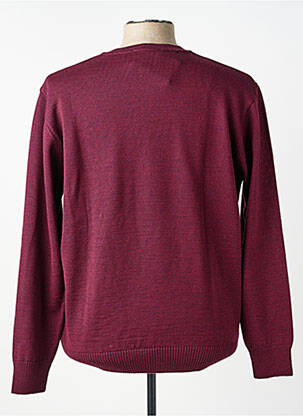Pull stretch manches longues violet GIORGIO BELLINI homme