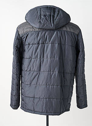 Doudoune manches longues a capuche gris SEA BARRIER homme