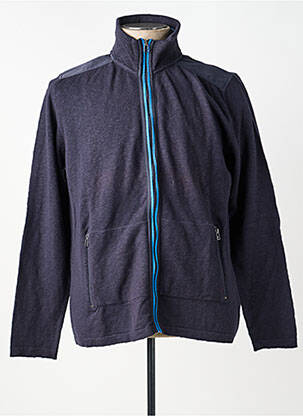Veste casual coupe droite bleu MONTE CARLO homme