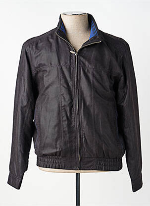 Blouson poches noir BENNY LES HOMMES homme