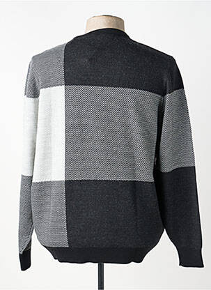 Pull stretch manches longues noir PIERRE CARDIN homme