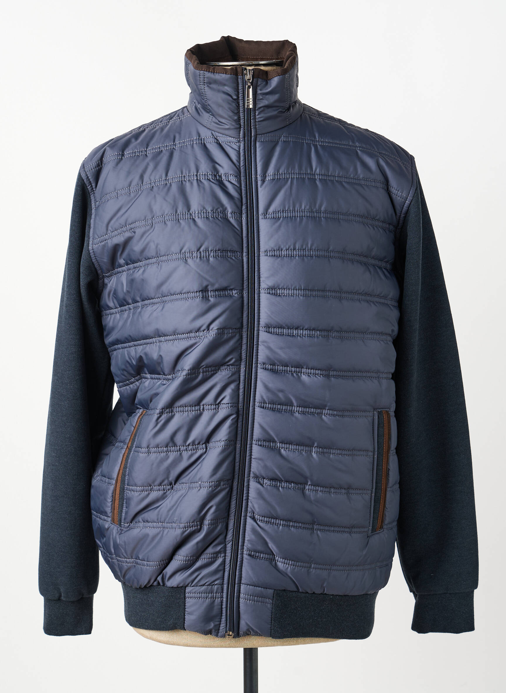 Blouson poches bleu GIORGIO BELLINI homme