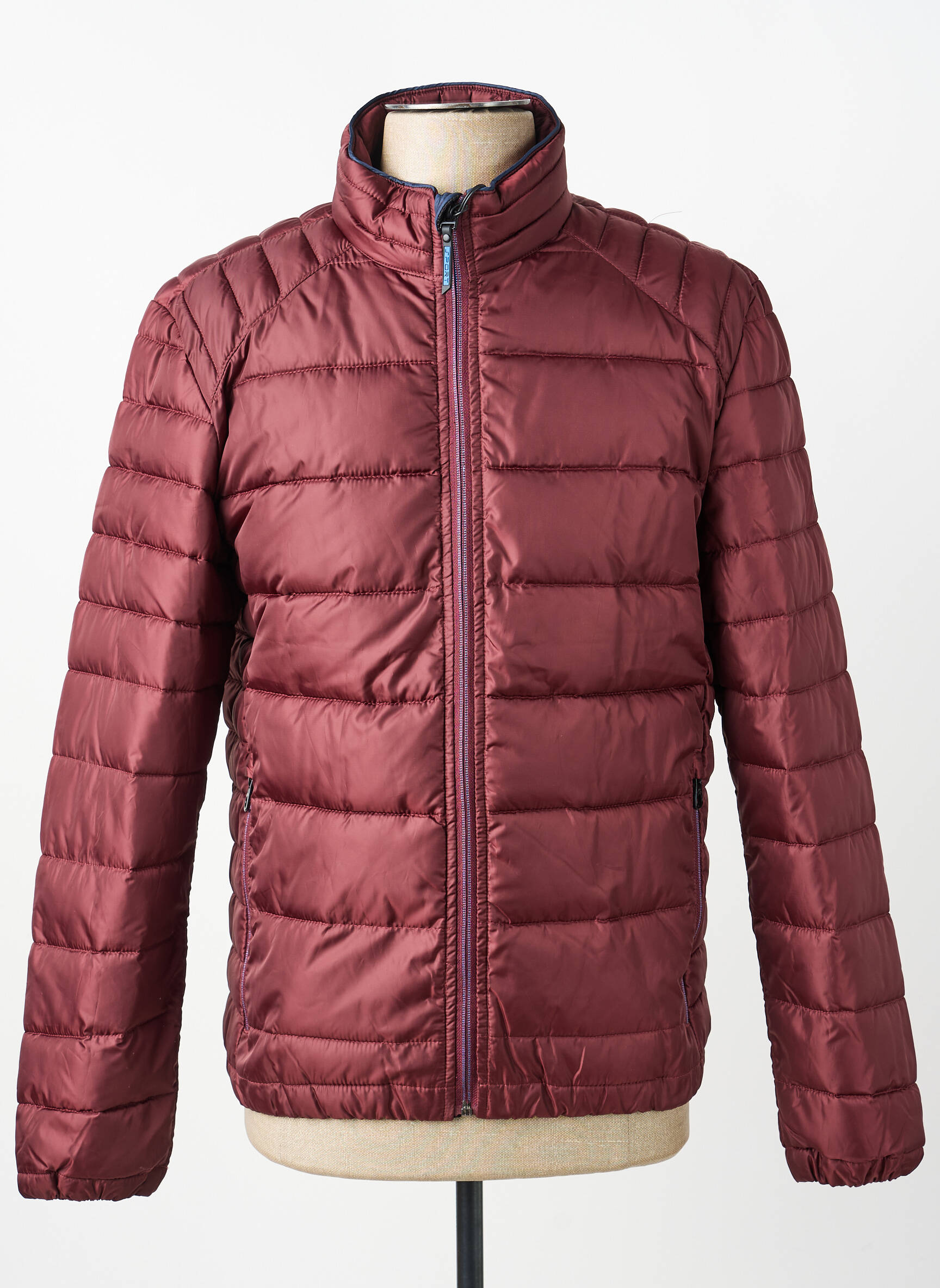 Doudoune manches longues sans capuche marron SEA BARRIER homme
