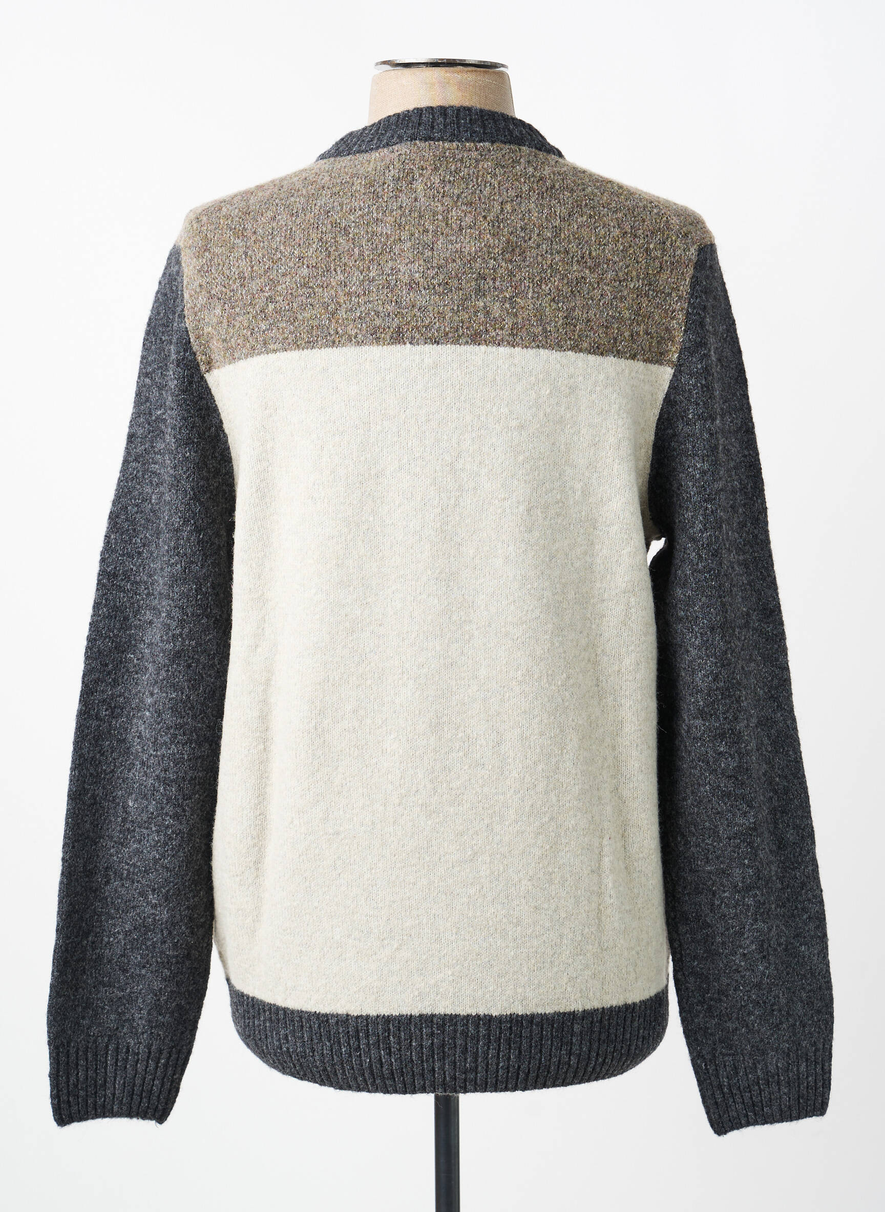 Pull stretch manches longues gris PIERRE CARDIN homme