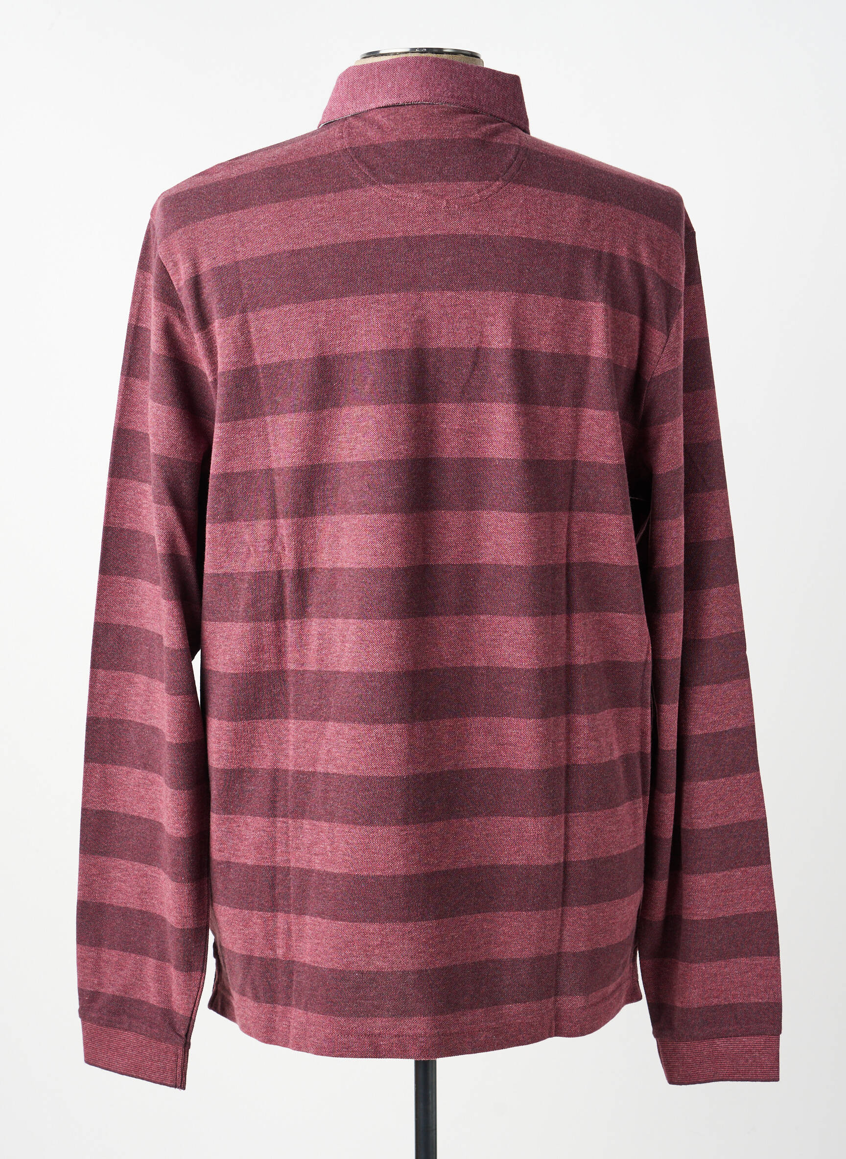 Polo manches longues manches longues violet PIERRE CARDIN homme