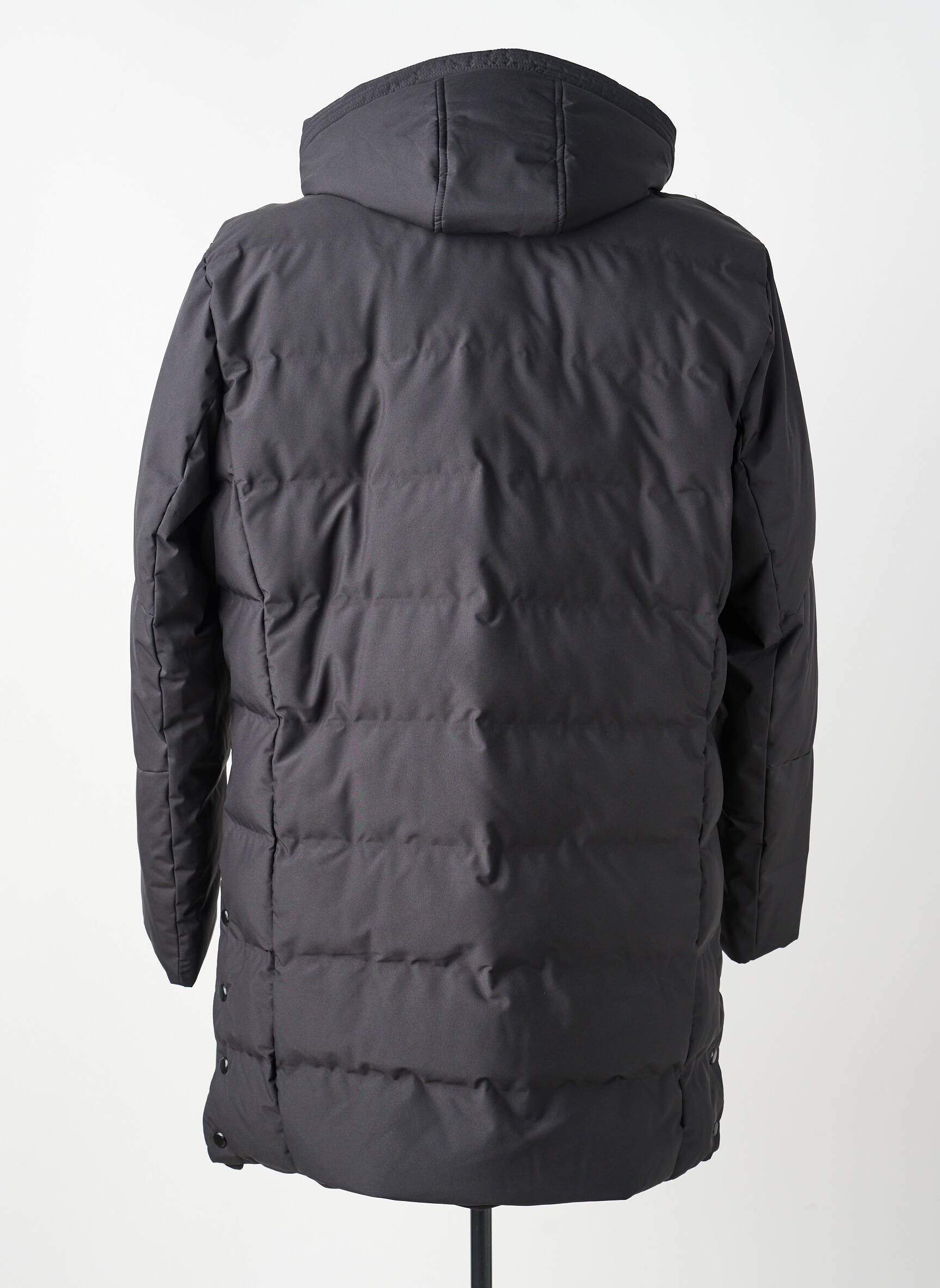 Doudoune manches longues a capuche noir PARTNER'S homme